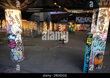 Southbank Skate Space, The undercroft of the Southbank Centre widely ...