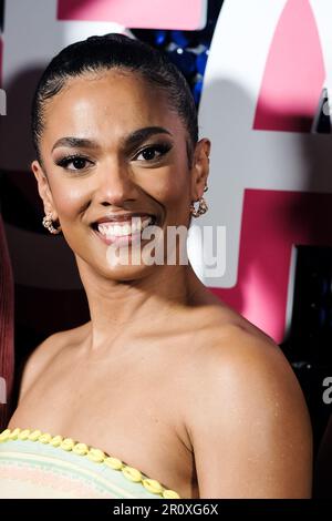 Freema Agyeman photographed attending a Special Screening of the Sky