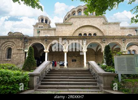 Sofia, Bulgaria. May 2023.  exterior view of the orthodox Cathedral of Saint Domenica in the city center Stock Photo