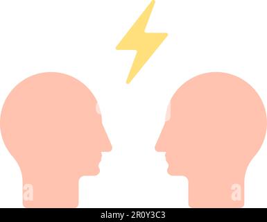 Altercation icon vector image. Suitable for mobile apps, web apps and print media. Stock Vector