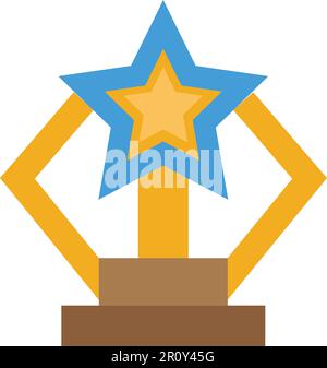 Awards icon vector image. Suitable for mobile apps, web apps and print media. Stock Vector