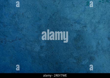 Blue leather texture or background Stock Photo