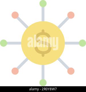 Cash Distribution icon vector image. Suitable for mobile apps, web apps and print media. Stock Vector