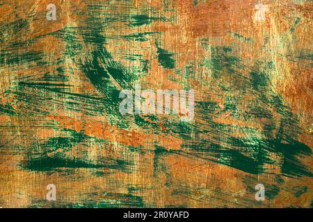 Old rusty metal sheet detail, grunge texture Stock Photo