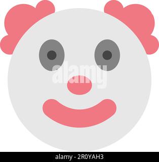 Clown Face icon vector image. Suitable for mobile apps, web apps and print media. Stock Vector