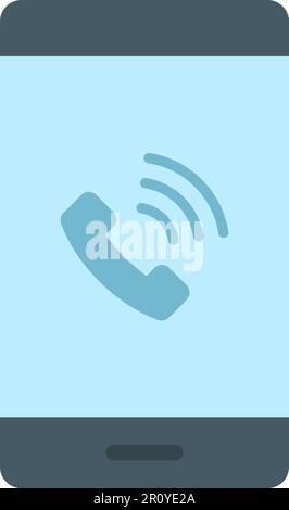 Dial Call icon vector image. Suitable for mobile apps, web apps and print media. Stock Vector