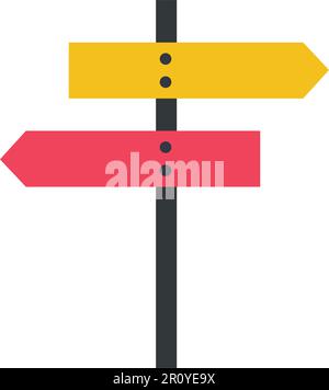 Direction Board icon vector image. Suitable for mobile apps, web apps and print media. Stock Vector