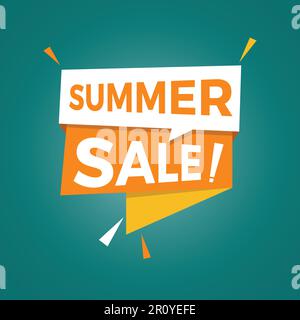 Summer sale offer & coupon, Sale offer, Discount offer Stock Vector