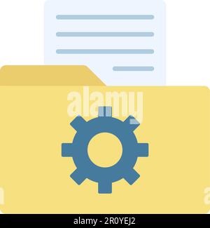 Documents Management icon vector image. Suitable for mobile apps, web apps and print media. Stock Vector