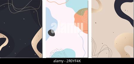 elegant abstract background, trendy universal minimal abstract background Stock Vector