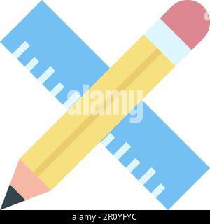 Drawing Tools icon vector image. Suitable for mobile apps, web apps and print media. Stock Vector