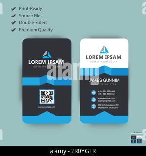 Business card template Modern Business Card, Visiting Card vector eps Stock Vector