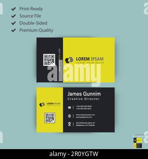 Business card template Modern Business Card, Visiting Card vector eps Stock Vector