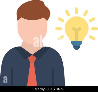 Entrepreneur icon vector image. Suitable for mobile apps, web apps and print media. Stock Vector
