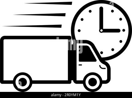 Express delivery icon concept. Truck service, order, worldwide