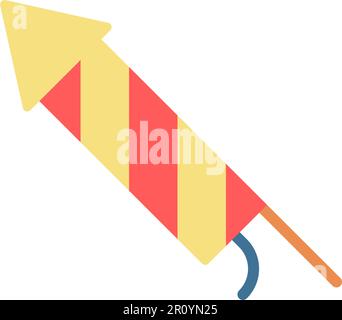 Firecracker icon vector image. Suitable for mobile apps, web apps and print media. Stock Vector