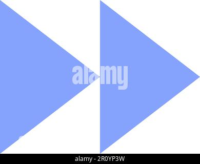 Forward icon vector image. Suitable for mobile apps, web apps and print media. Stock Vector