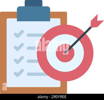 Goal Oriented icon vector image. Suitable for mobile apps, web apps and print media. Stock Vector
