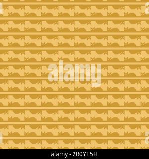 Cat pixel art pattern seamless. 8 bit pat background. pixelated Baby fabric texture Stock Vector