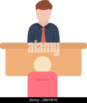 Interview icon vector image. Suitable for mobile apps, web apps and print media. Stock Vector