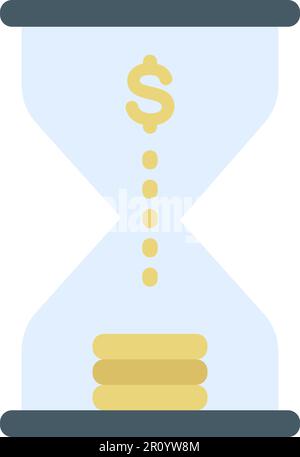 Investment Timing icon vector image. Suitable for mobile apps, web apps and print media. Stock Vector
