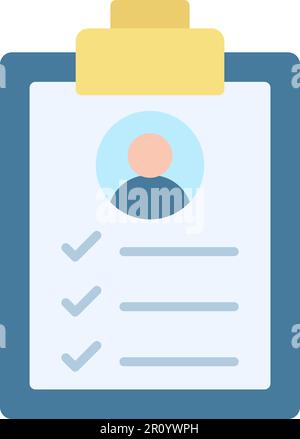 Job Description icon vector image. Suitable for mobile apps, web apps and print media. Stock Vector