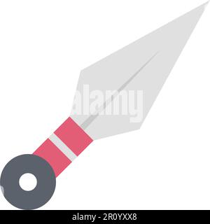 Kunai icon vector image. Suitable for mobile apps, web apps and print media. Stock Vector