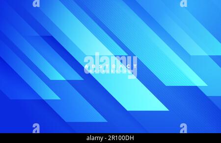 Abstract blue arrow glowing with lighting and line grid on blue background technology hi-tech concept Stock Vector