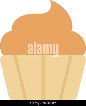 Muffin icon vector image. Suitable for mobile apps, web apps and print media. Stock Vector