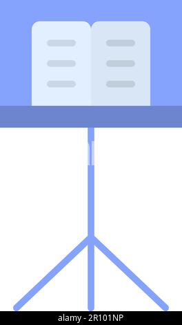 Music Stand icon vector image. Suitable for mobile apps, web apps and print media. Stock Vector