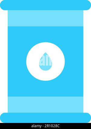 Oil Drum icon vector image. Suitable for mobile apps, web apps and print media. Stock Vector