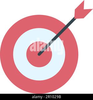 On Target icon vector image. Suitable for mobile apps, web apps and print media. Stock Vector