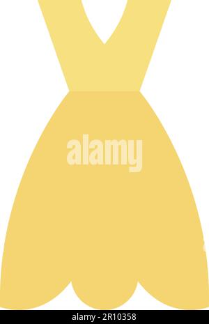 Party Dress icon vector image. Suitable for mobile apps, web apps and print media. Stock Vector