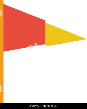 Pennant icon vector image. Suitable for mobile apps, web apps and print media. Stock Vector