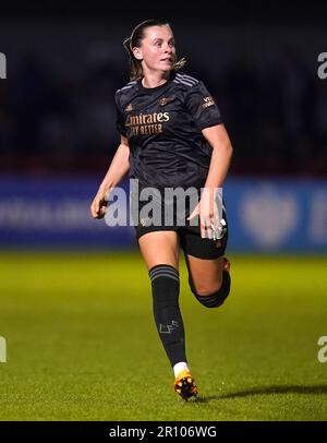 Arsenal's Noelle Maritz in action during the Barclays Women's Super League match at The People's Pension Stadium, Crawley. Picture date: Wednesday May 10, 2023. Stock Photo