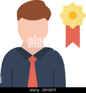 Reputation icon vector image. Suitable for mobile apps, web apps and print media. Stock Vector