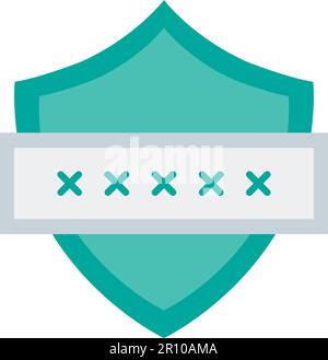Security Code icon vector image. Suitable for mobile apps, web apps and print media. Stock Vector