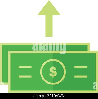 Send Money icon vector image. Suitable for mobile apps, web apps and print media. Stock Vector