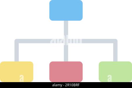 Sitemap icon vector image. Suitable for mobile apps, web apps and print media. Stock Vector