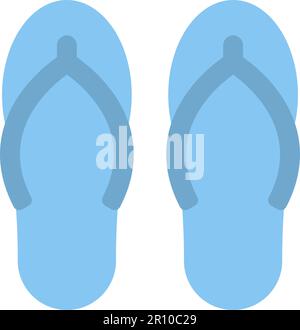 Slippers icon vector image. Suitable for mobile apps, web apps and print media. Stock Vector