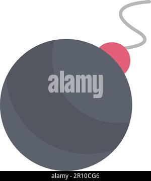 Smoke Bomb icon vector image. Suitable for mobile apps, web apps and print media. Stock Vector
