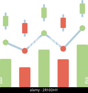Stock Investment icon vector image. Suitable for mobile apps, web apps and print media. Stock Vector
