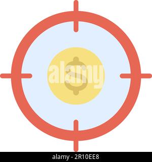 Target icon vector image. Suitable for mobile apps, web apps and print media. Stock Vector
