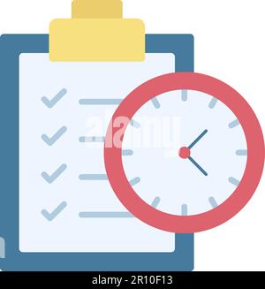 Time Management icon vector image. Suitable for mobile apps, web apps and print media. Stock Vector