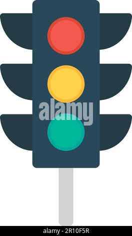 Traffic Lights icon vector image. Suitable for mobile apps, web apps and print media. Stock Vector