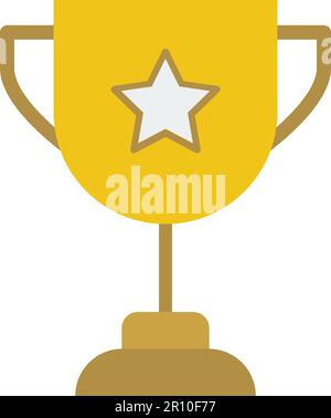 Trophy icon vector image. Suitable for mobile apps, web apps and print media. Stock Vector