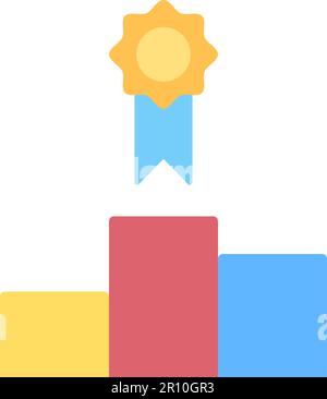 Winner icon vector image. Suitable for mobile apps, web apps and print media. Stock Vector