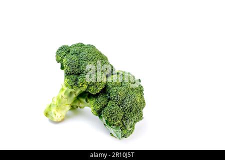 Fresh broccoli isolated on white background. Clipping path included. Stock Photo