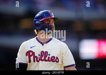 Philadelphia Phillies' Bryce Harper plays during a baseball game, Tuesday,  June 6, 2023, in Philadelphia. (AP Photo/Matt Slocum Stock Photo - Alamy