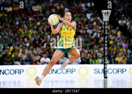Netball Pic. Vector Amy Parmenter of Australia Diamonds catches the ball during Game 3 of ...